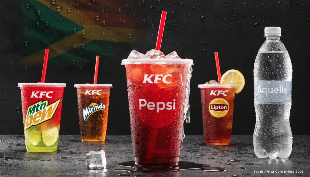 KFC South Africa cold drinks 2026